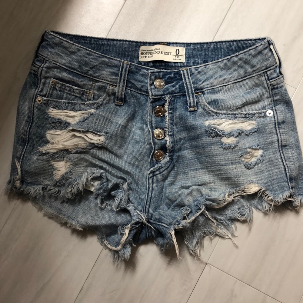 Abercrombie jean shorts